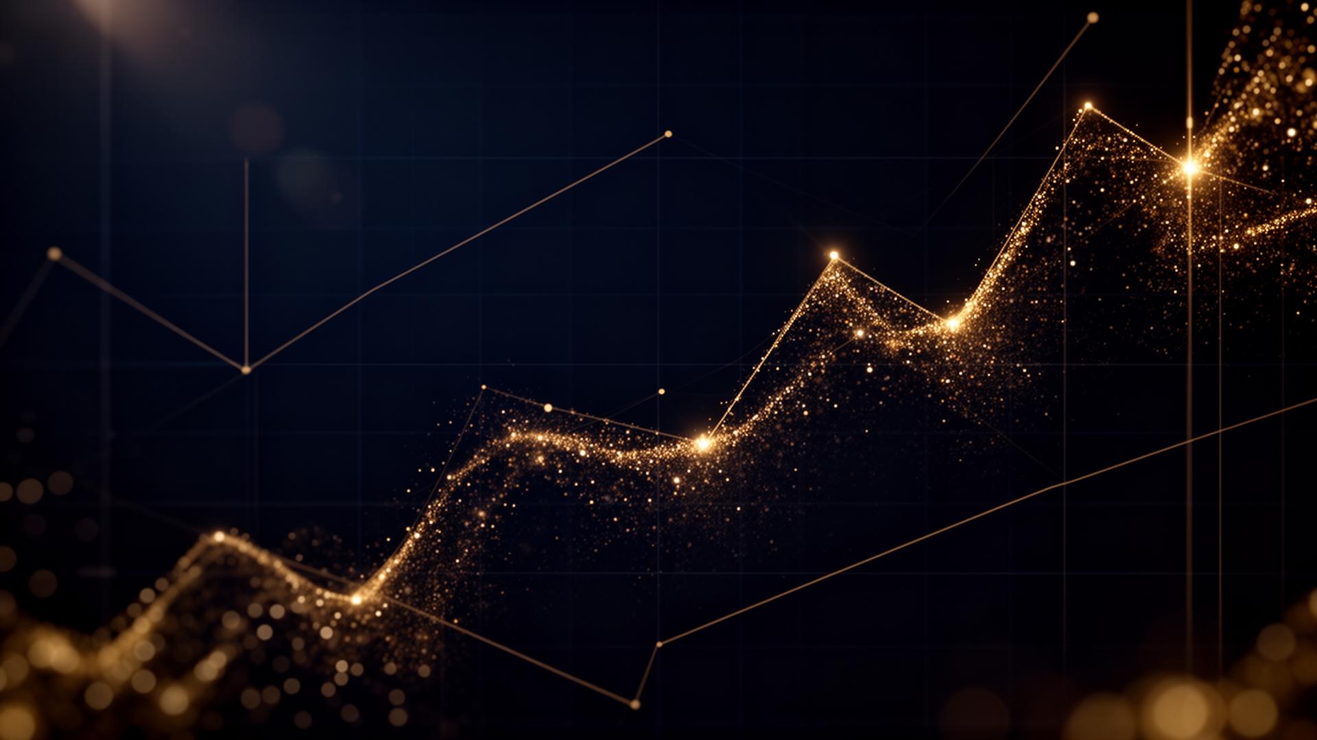 Luxury financial constellation visualization